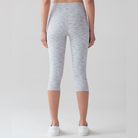 lululemon athletica Pants - Lululemon Wunder Under HR 17" Tight (Luxtreme) - Wee Are From Space Ice Grey - 8